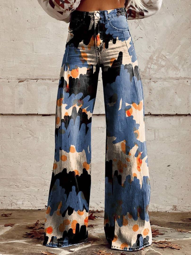 Diechy Anderson Prints Denim Long Woman’s Pants