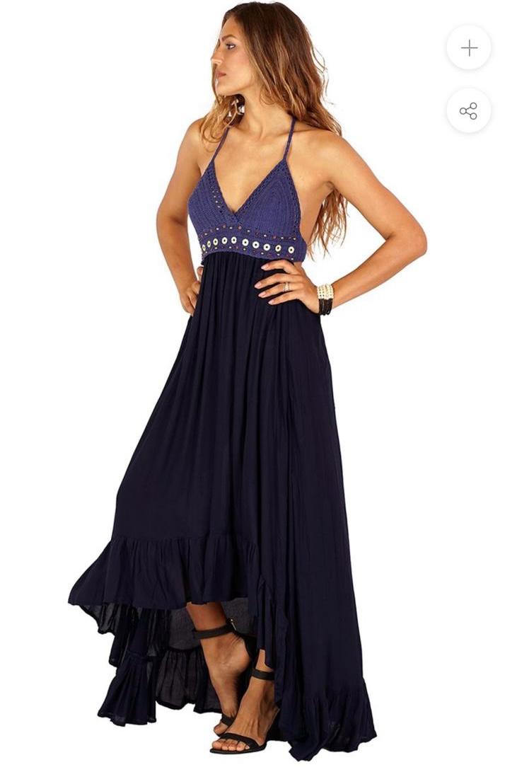 Rachel Rayon Detail Maxi Dress