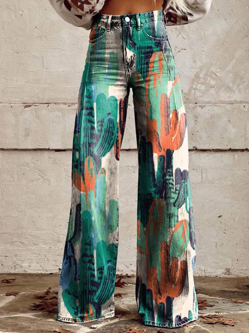 Diechy Anderson Prints Denim Long Woman’s Pants