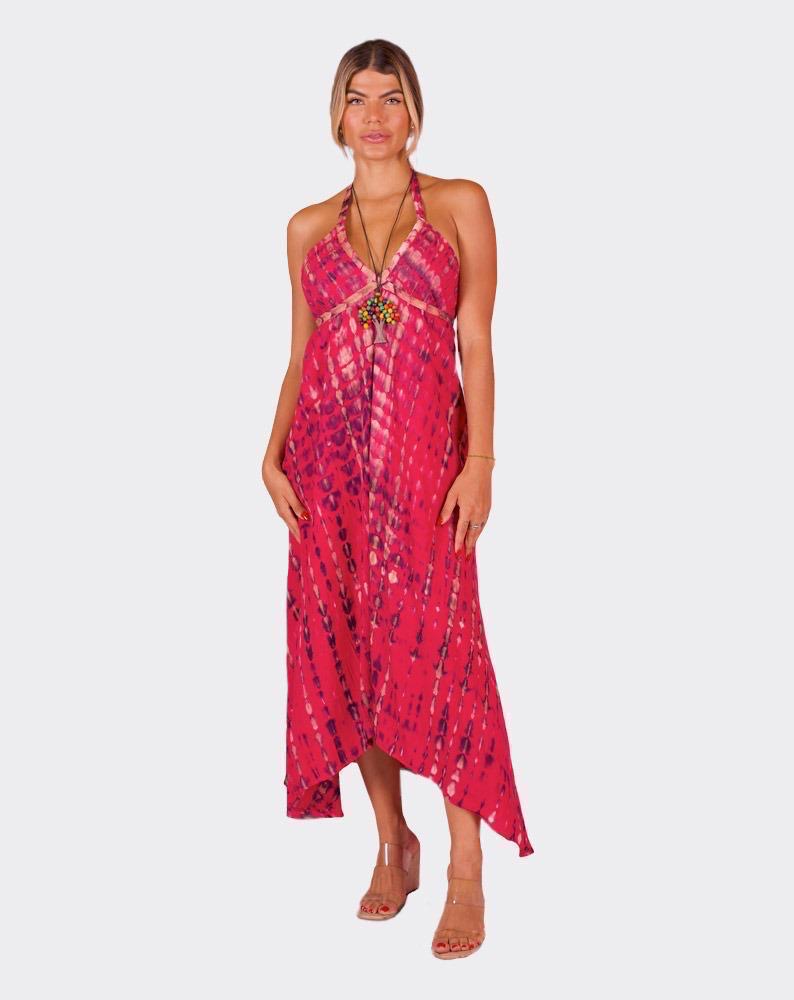 Grace Open Back Tie-Dye Maxi Dress