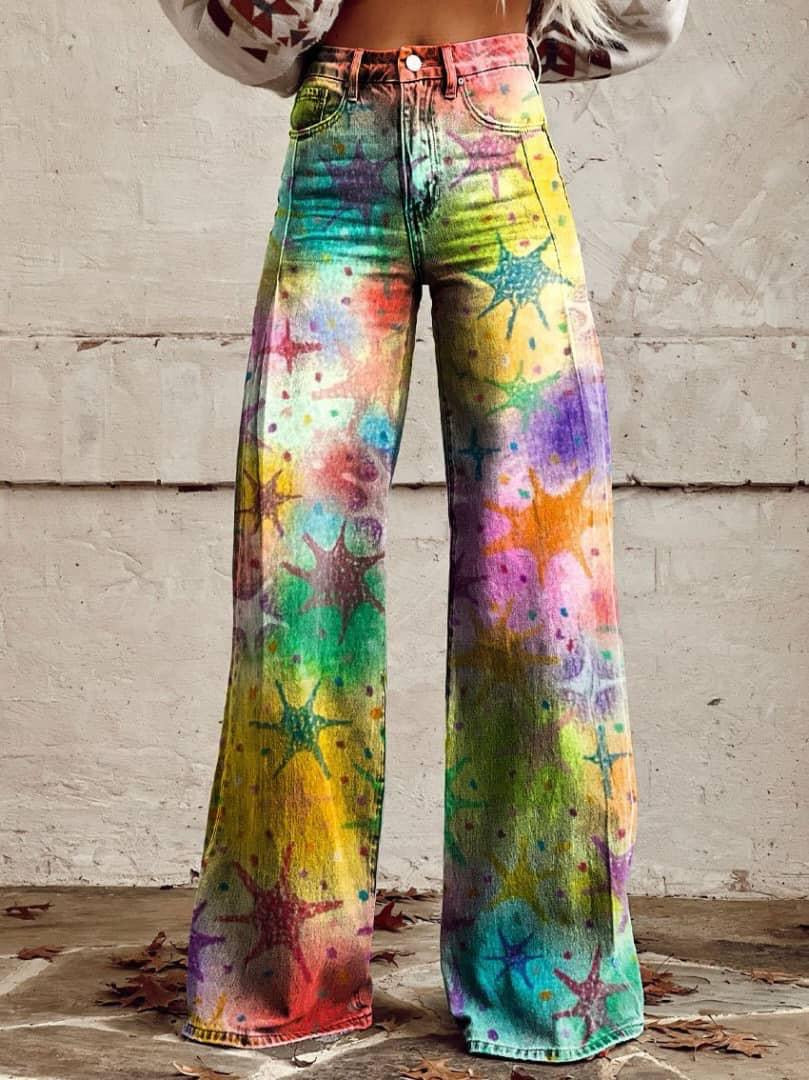 Diechy Anderson Prints Denim Long Woman’s Pants
