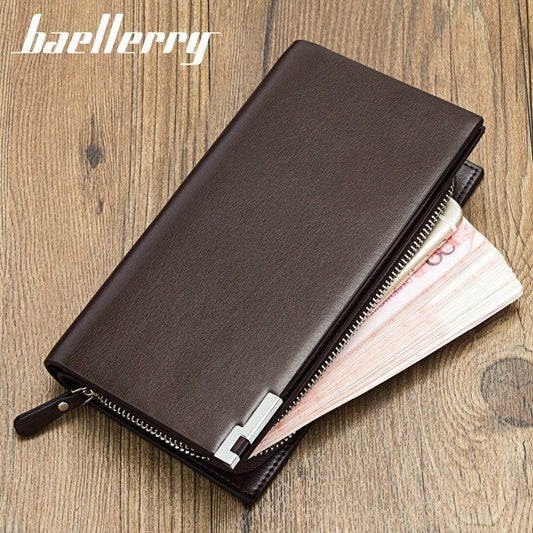 Long Multifunction Wallet With Zipper