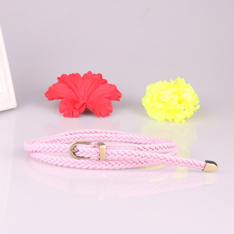 Woven Belt With Fine Buckle