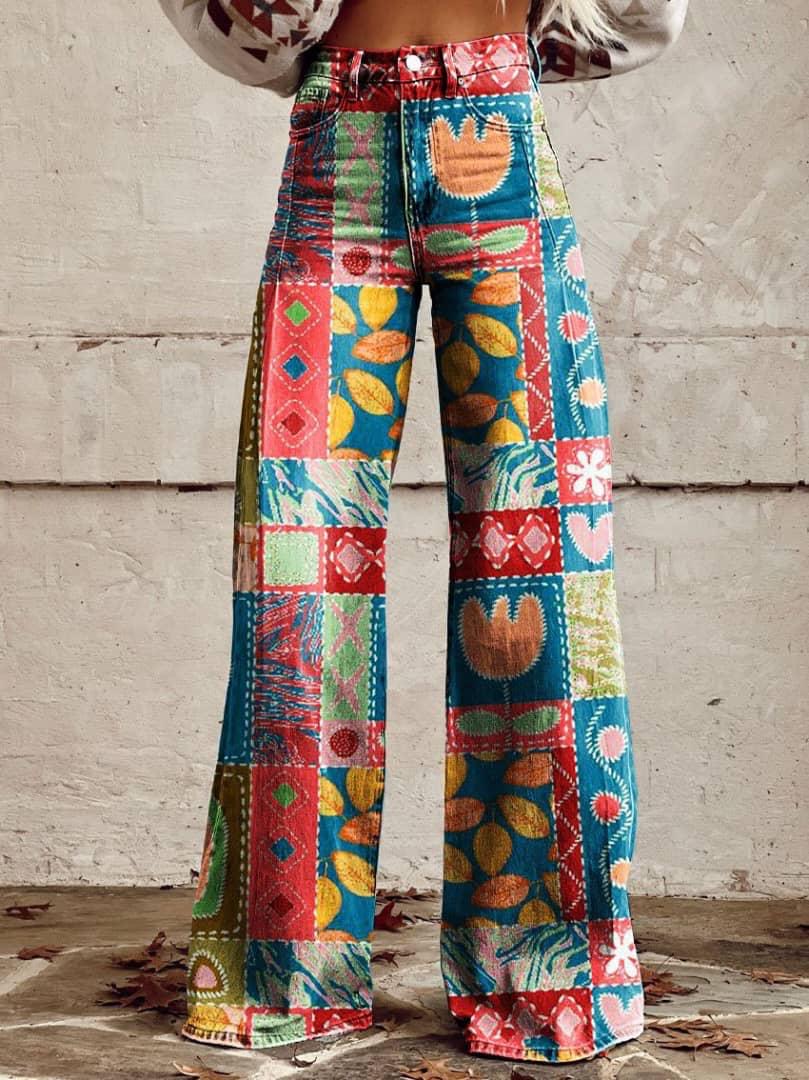 Diechy Anderson Prints Denim Long Woman’s Pants