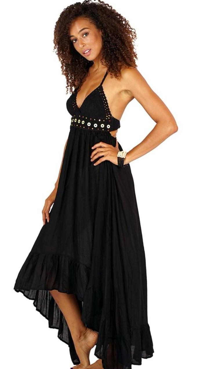 Rachel Rayon Detail Maxi Dress