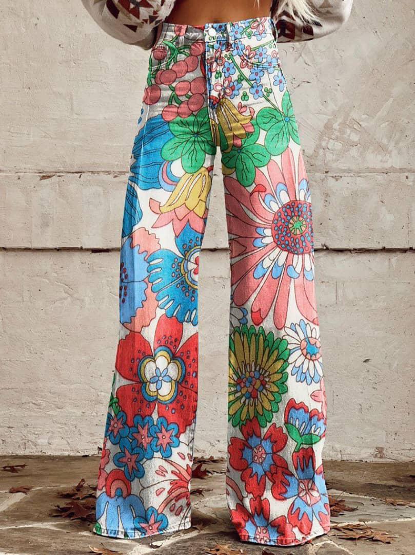 Diechy Anderson Prints Denim Long Woman’s Pants