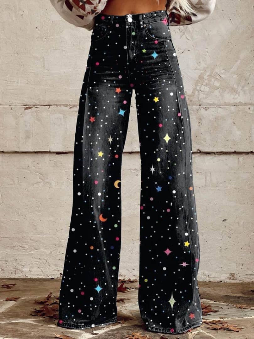Diechy Anderson Prints Denim Long Woman’s Pants