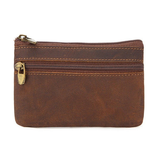 Leather Wallet With Zipper