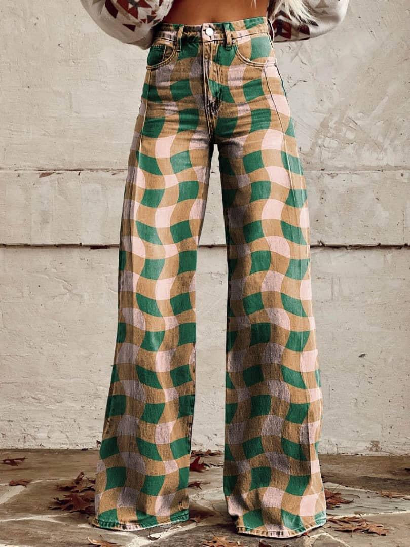 Diechy Anderson Prints Denim Long Woman’s Pants