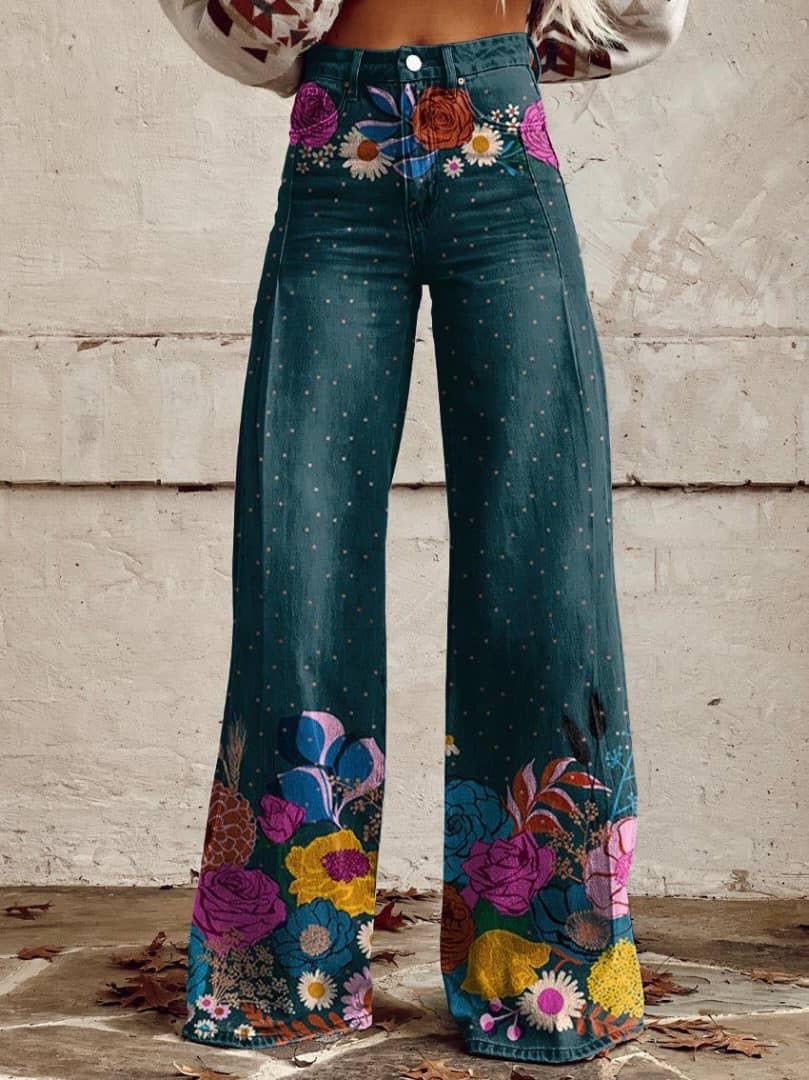 Diechy Anderson Prints Denim Long Woman’s Pants