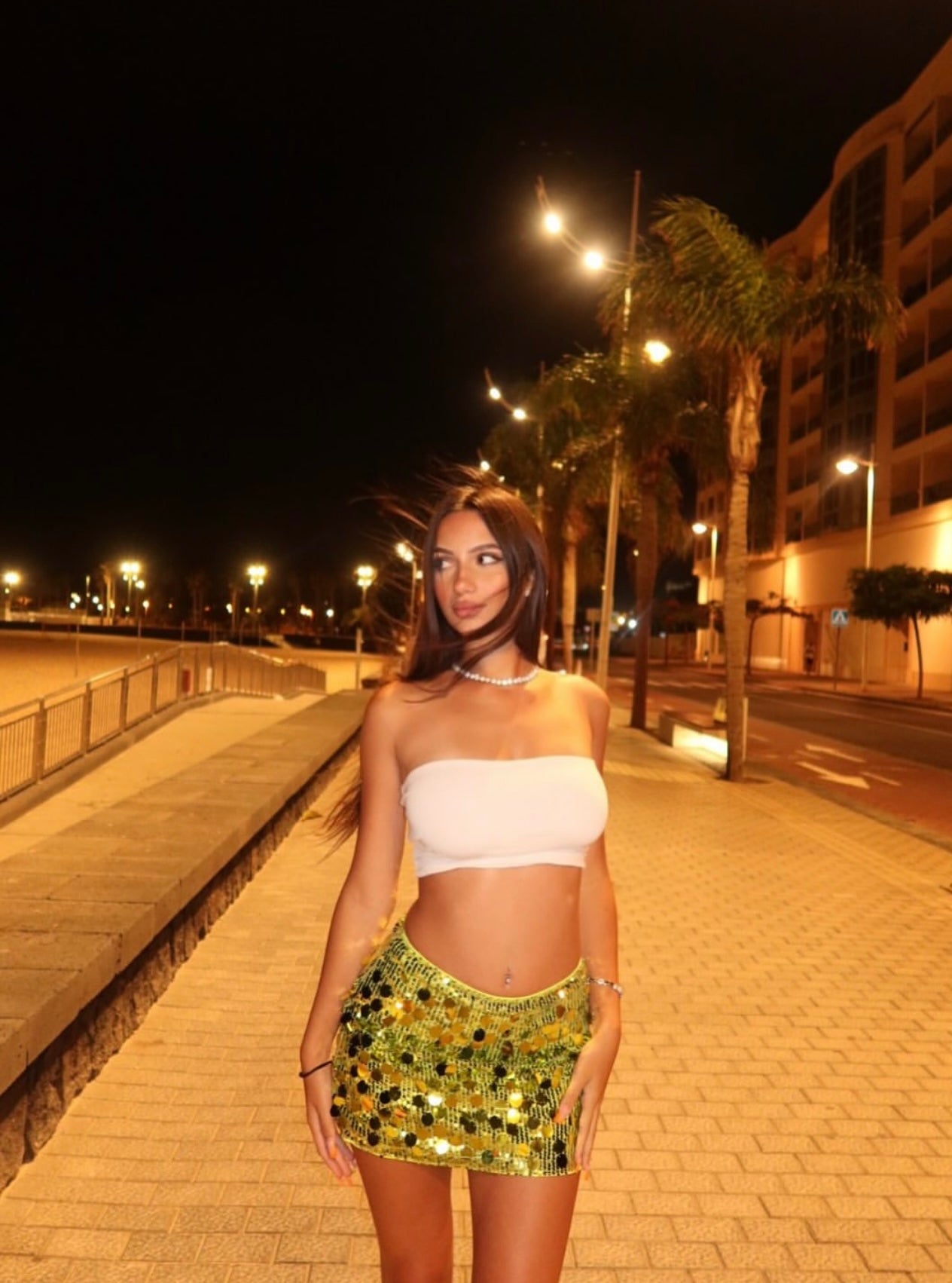 Positano chain skirt