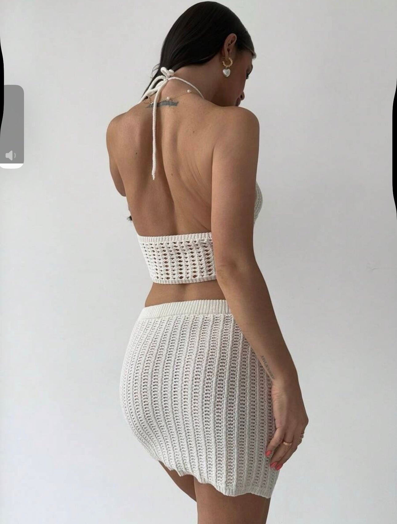 UCVOGUE marching knitting skirt & set