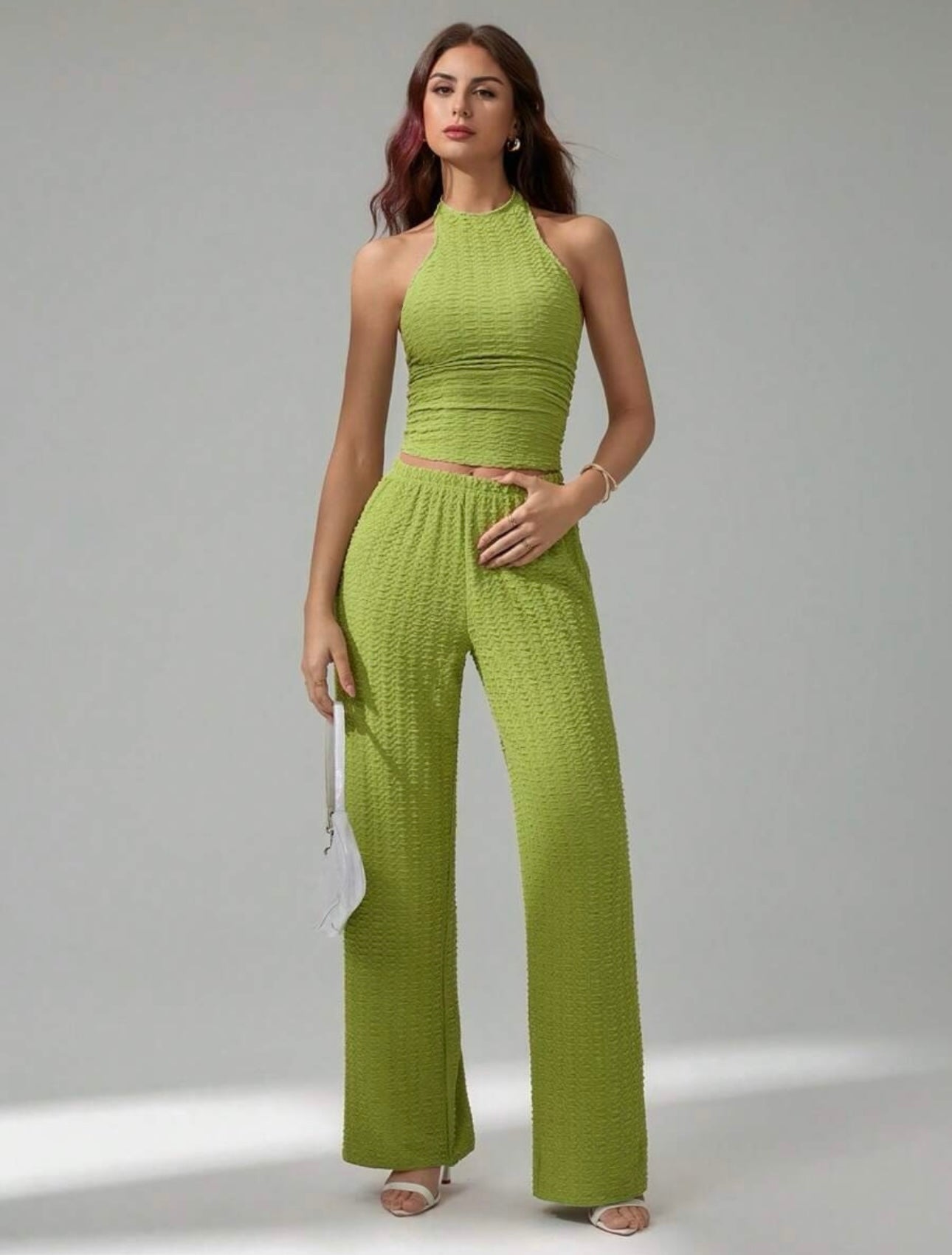 UCVOGUE Olive pant set Style