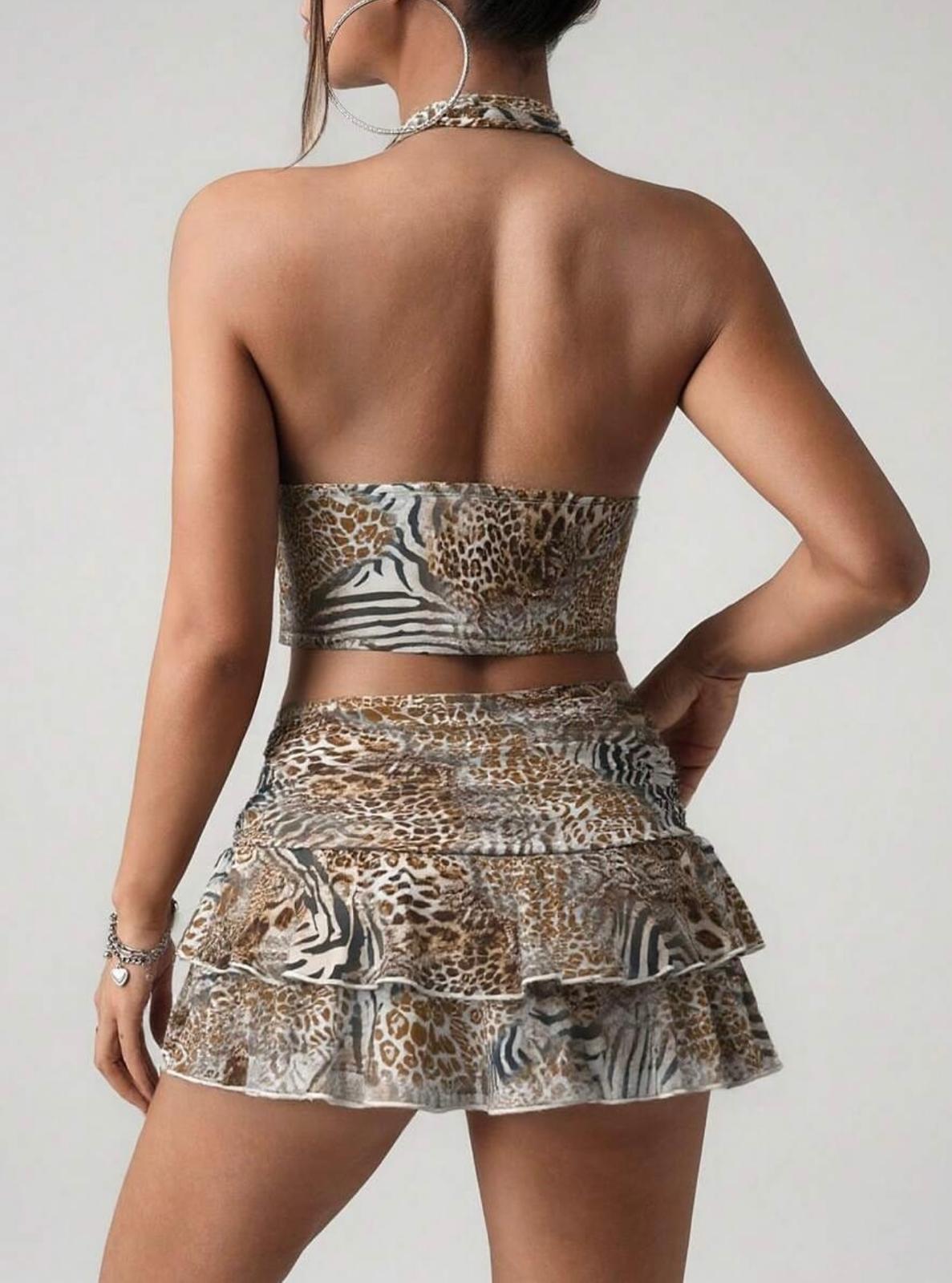 Magnolia skirt short set