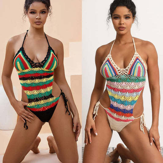 Sahara crochet one piece swimsuit