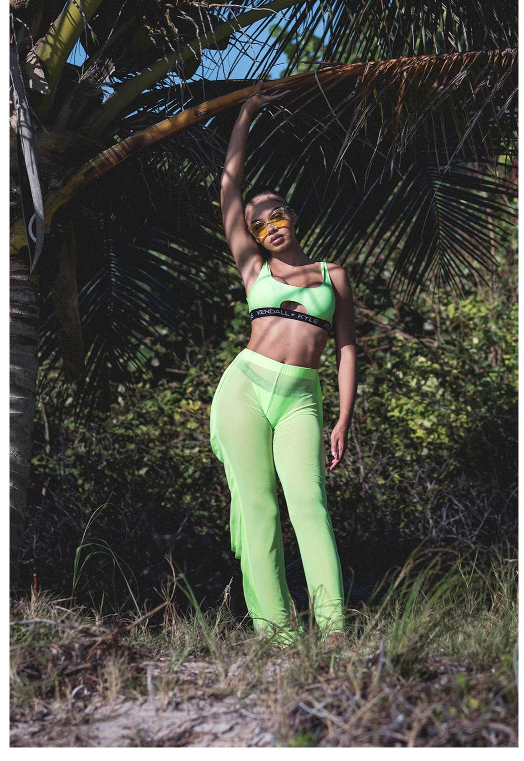 Thalia Mesh Coverup Pant