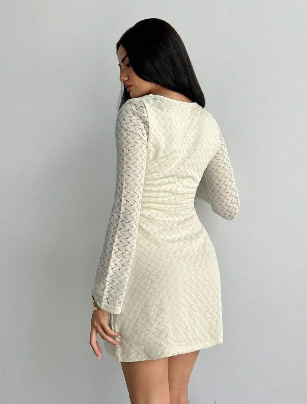 UCVOGUE Ai Cut out Mini dress