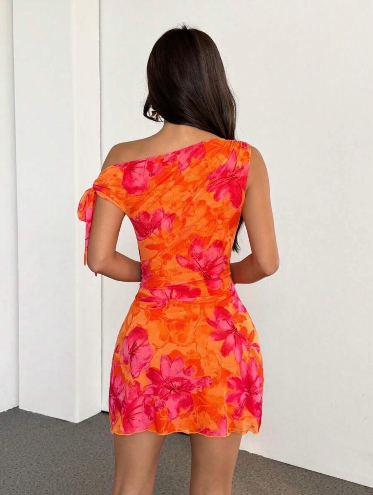UCVOGUE floral mini dress