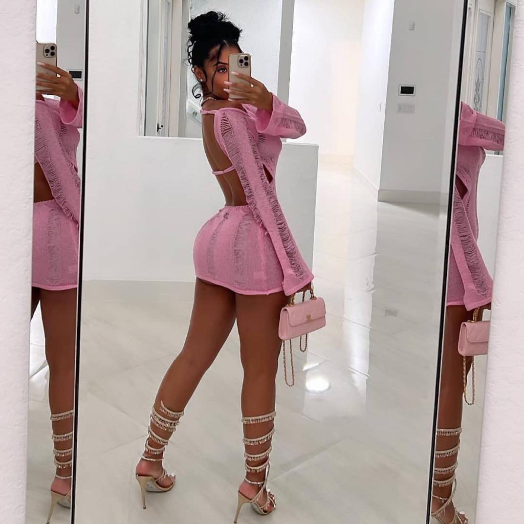 Melanie thread sexy dress
