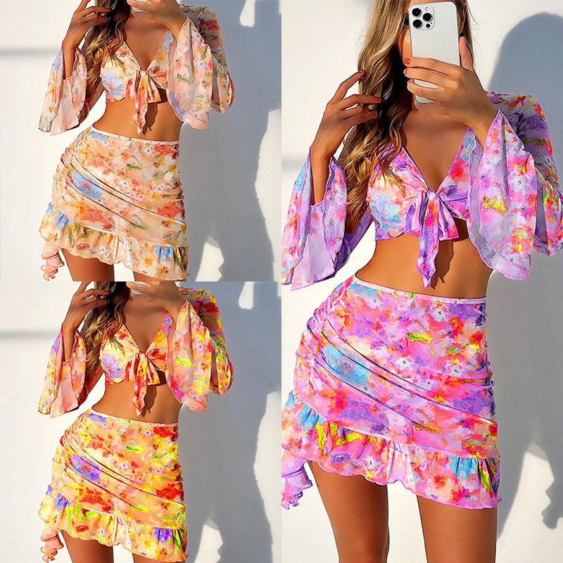 UC Chiara fun times skirt short set print