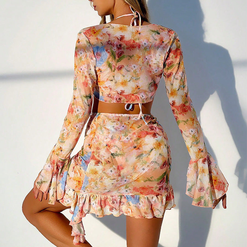 UC Chiara fun times skirt short set print