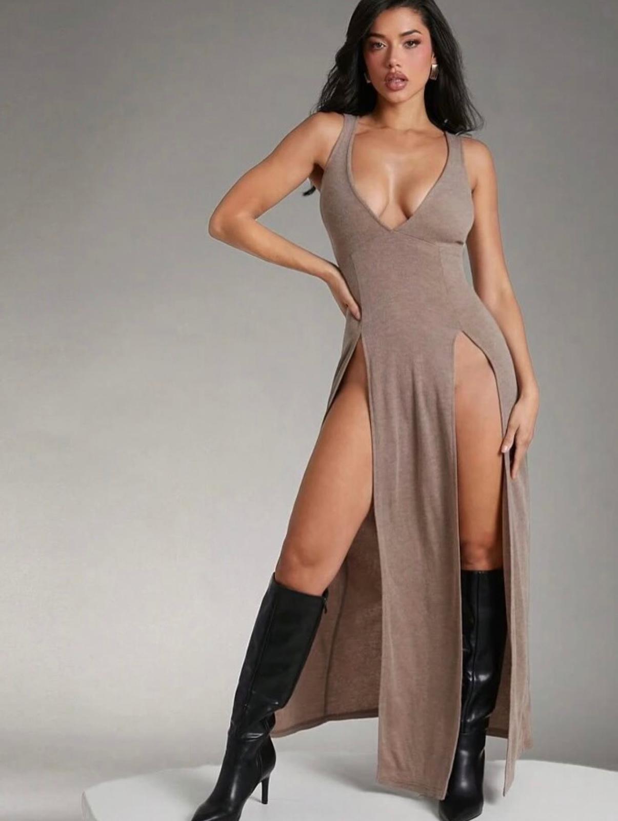 Jazmin open split Maxi style