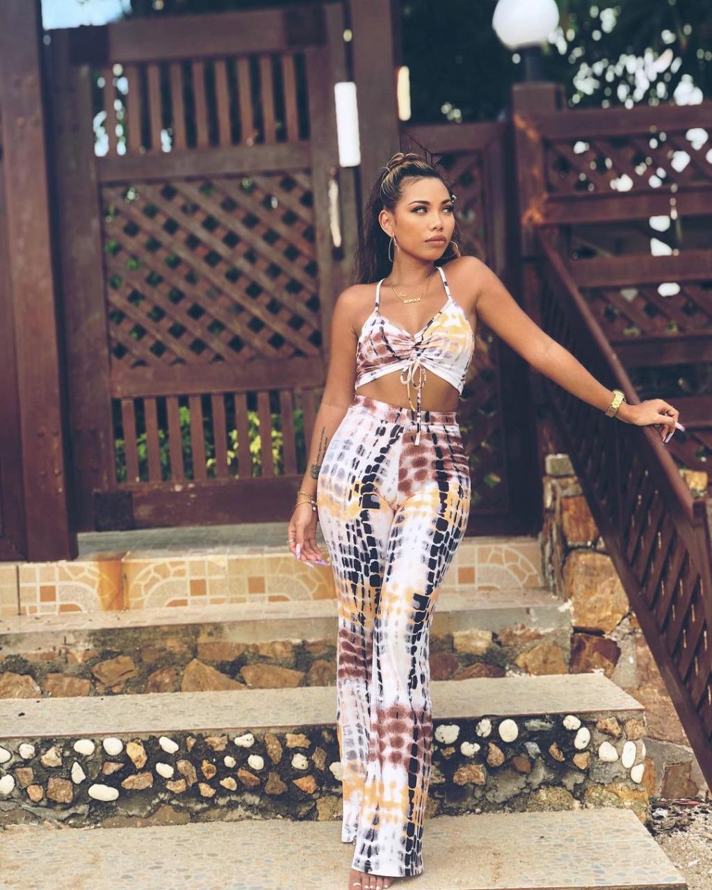 Michelle Tie dye long pant set