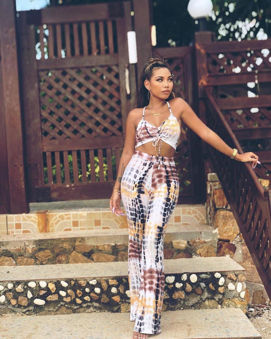 Michelle Tie dye long pant set