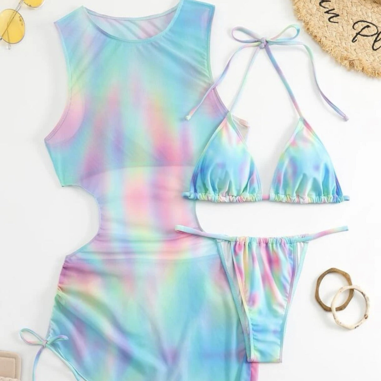 Vacation time with Eva sexy dress