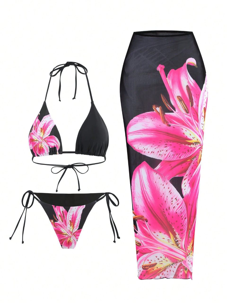 Catalina swimsuit & Long skirt coverup