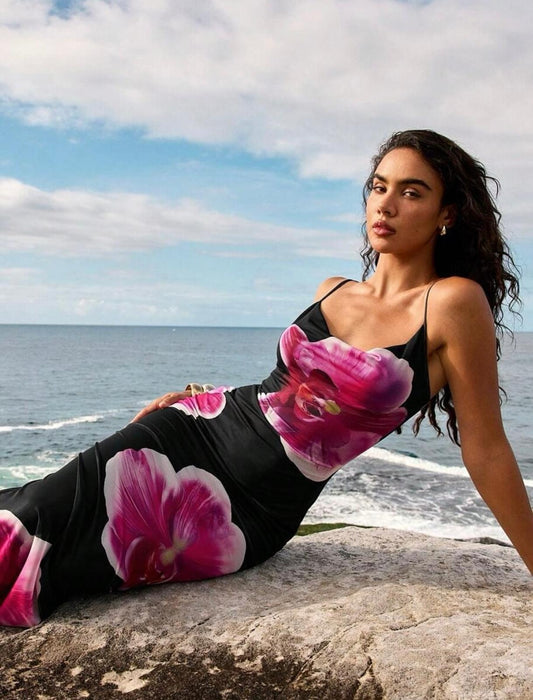 Madrid Floral maxi dress