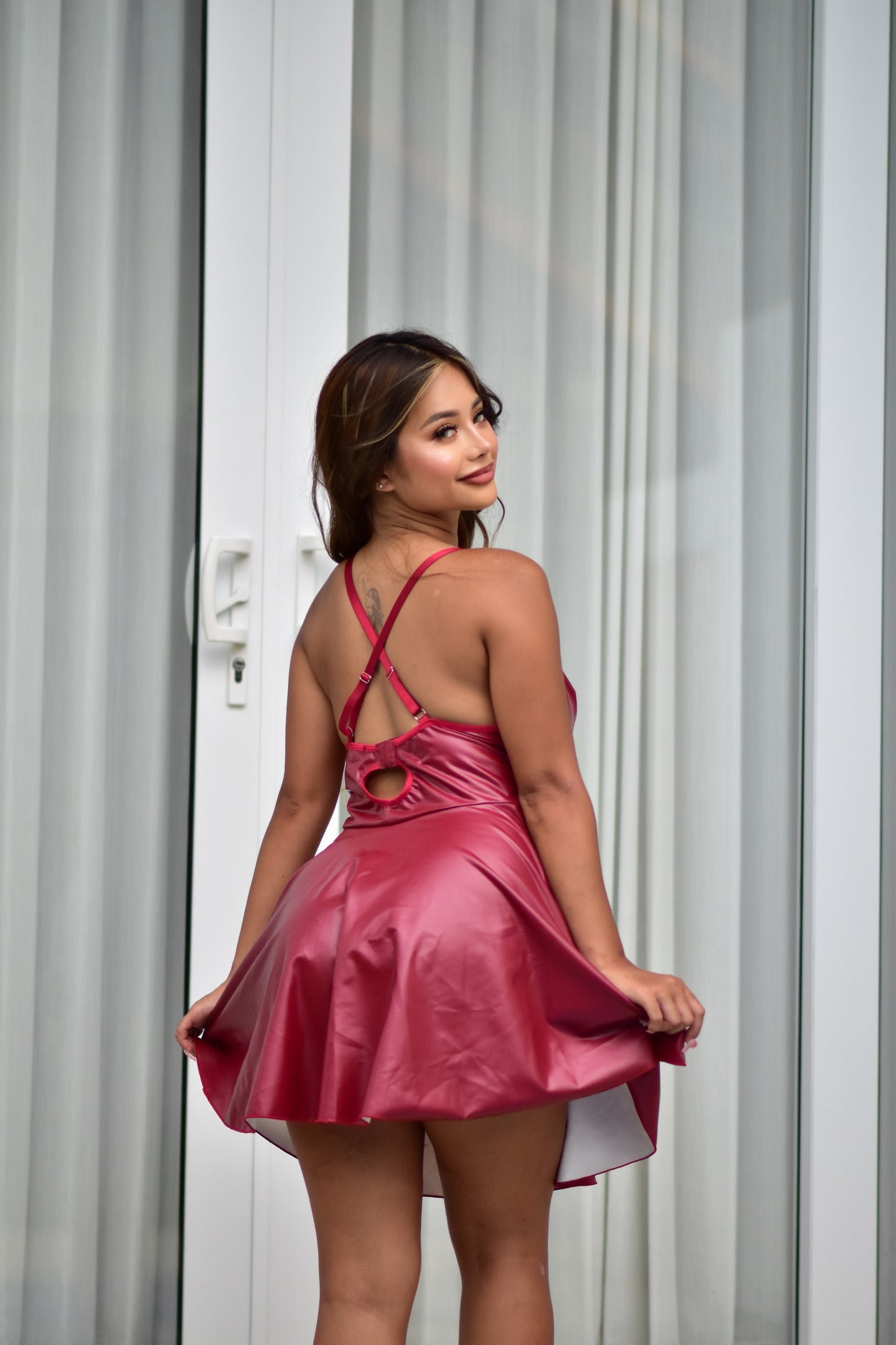 Midnight Glance with Chelsea Short Sexy Dress