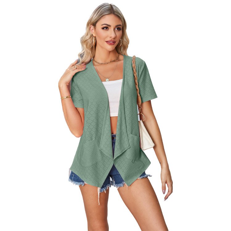 Short Sleeve Loose Cardigan