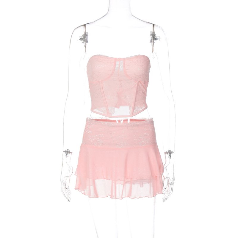 Chika Double Layer Pure Desire Short Skirt