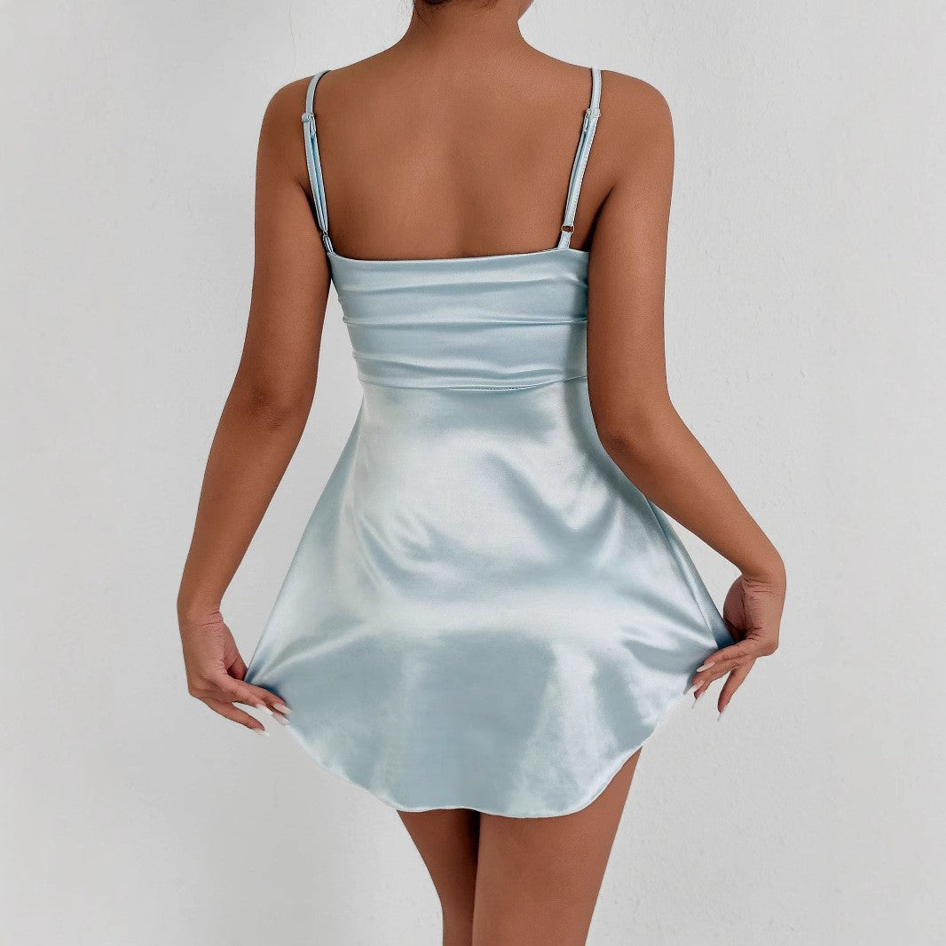 Bianca Saten short dress