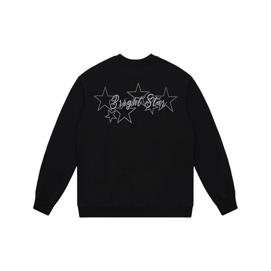 Printed Round Neck Sweater