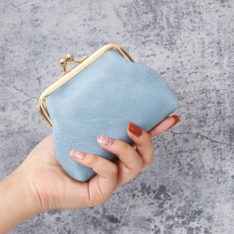 Small Wallet With Caramel Lock