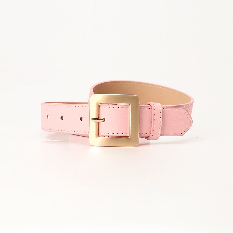 High Quality Alloy Simple Bow Belt Square Buckle