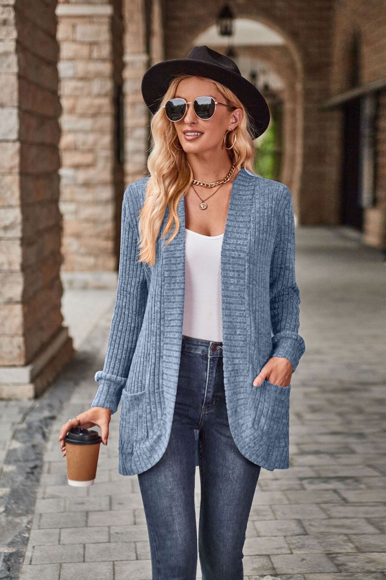 Long Strappy Cardigan