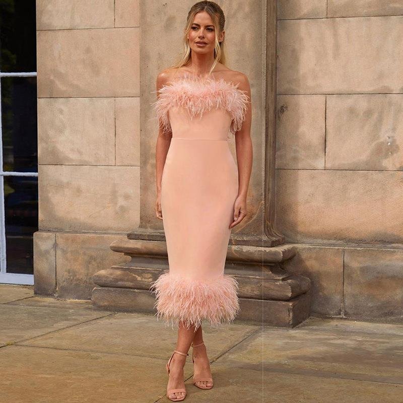 Plush Sheath Dress