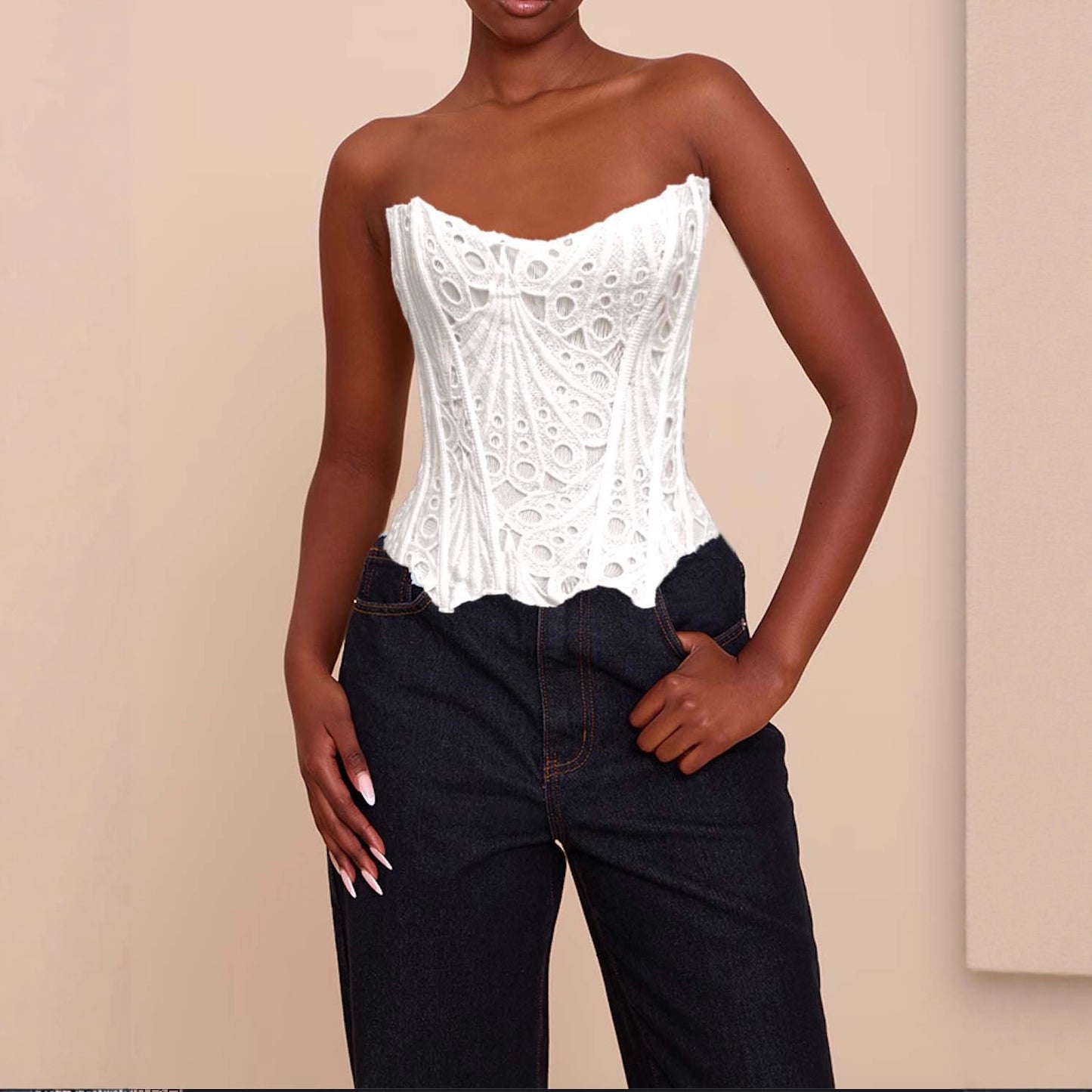 One collar tied top