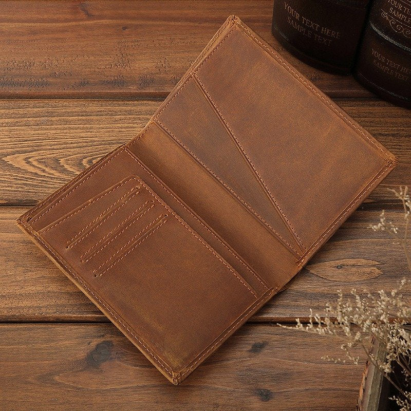 Antimagnetic Leather Passport Holder