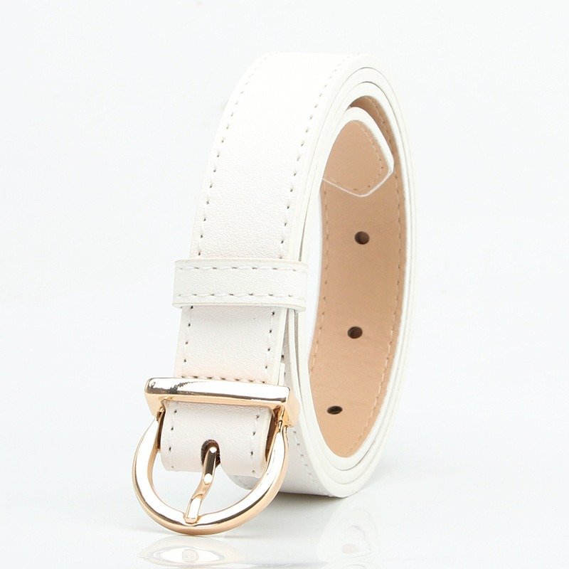Simple Golden Buckle Belt