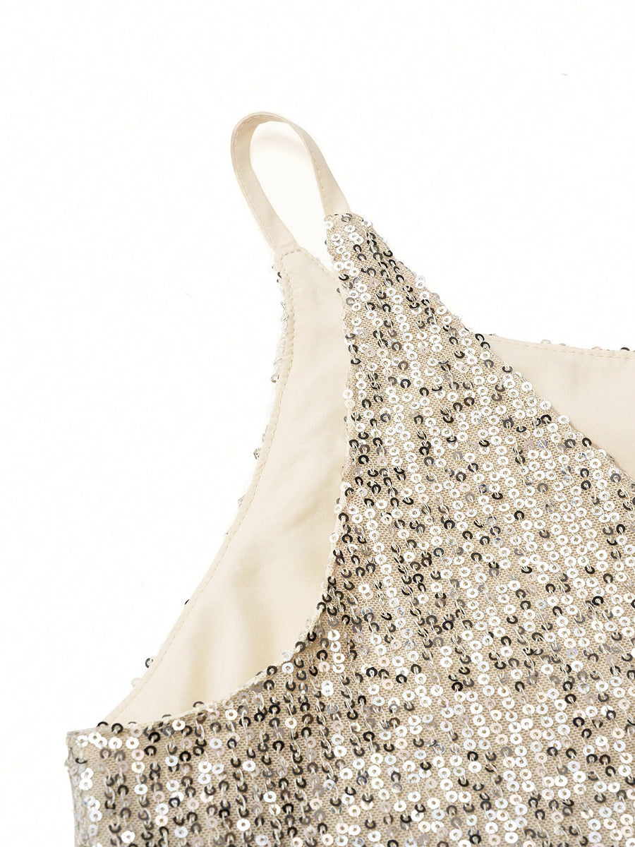 Sequin vest