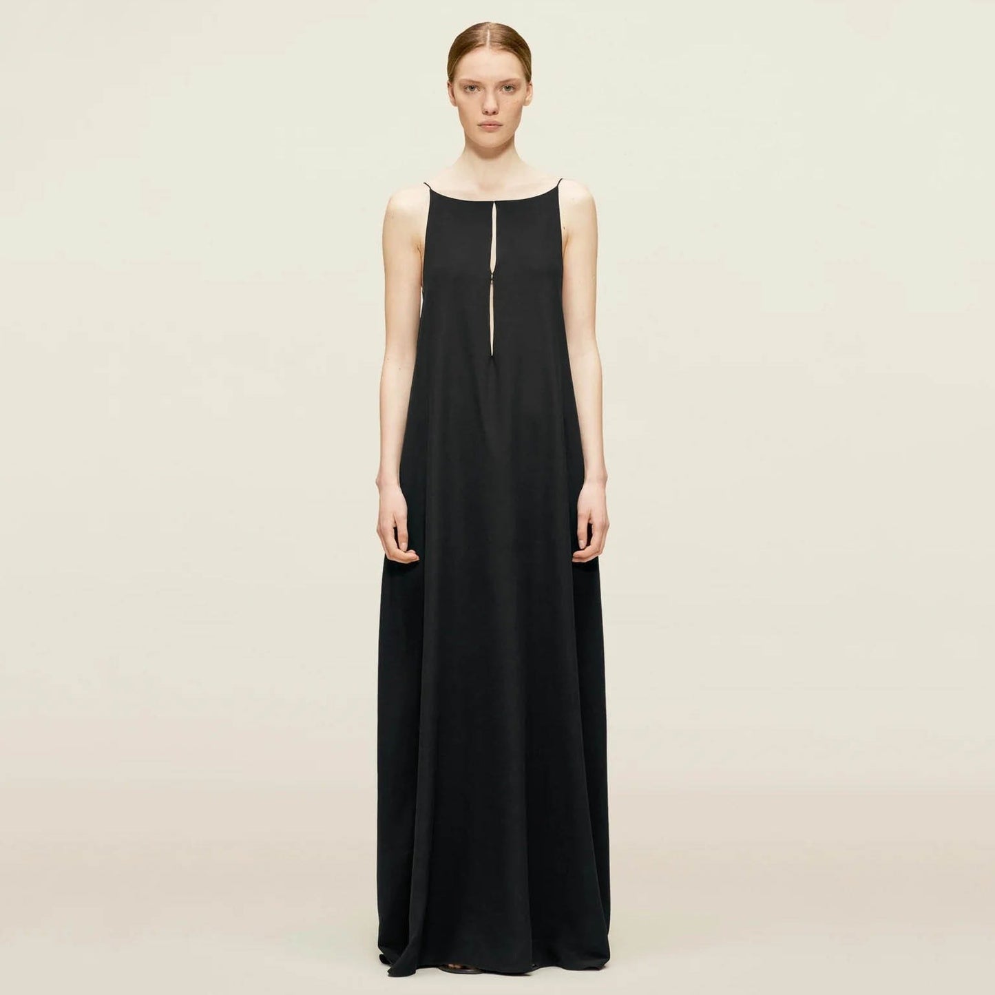 Janice Long Dress With Open Back