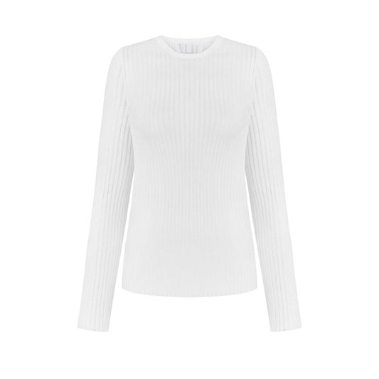 Round Neck Wool Sweater