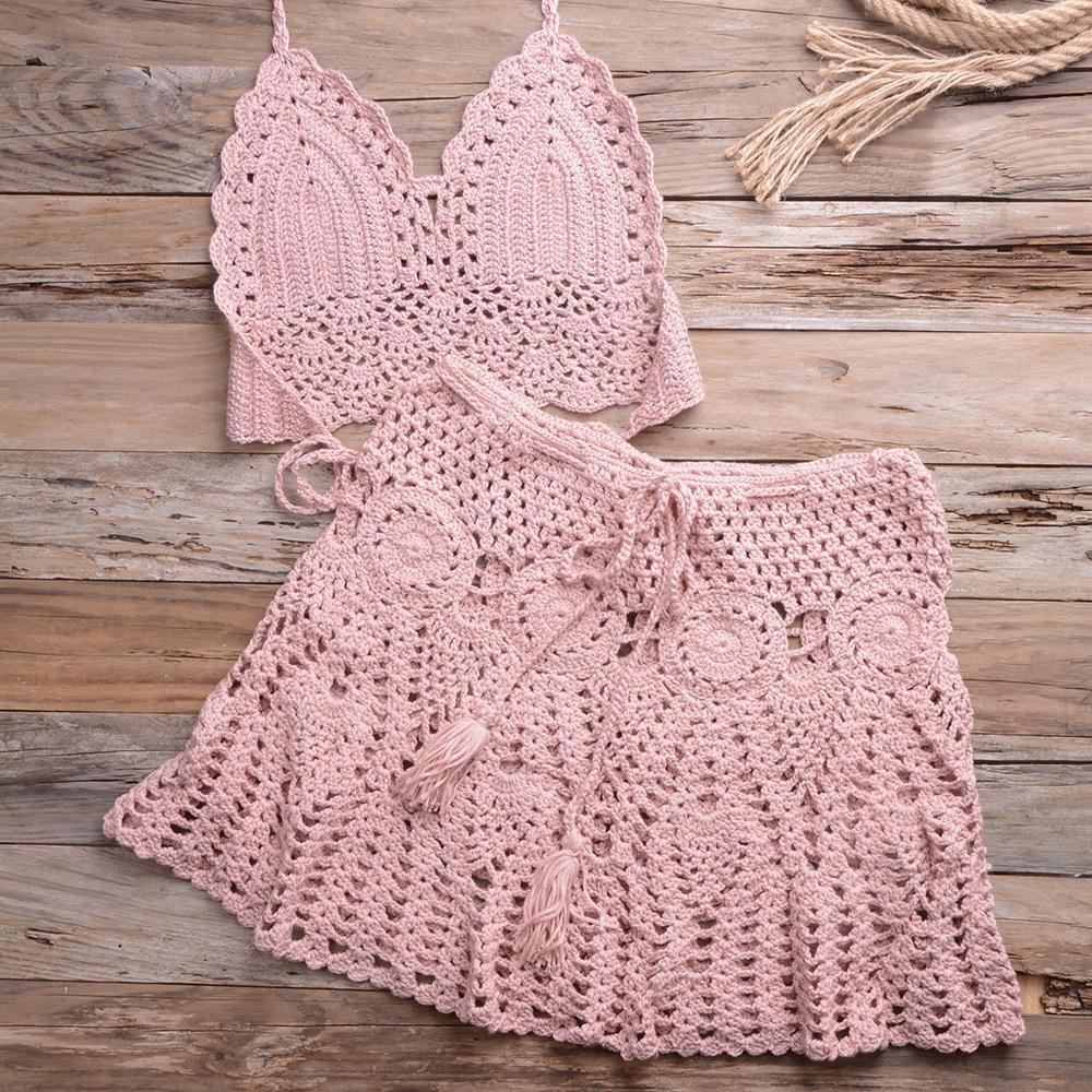 Sabrina Crochet Skirt Set