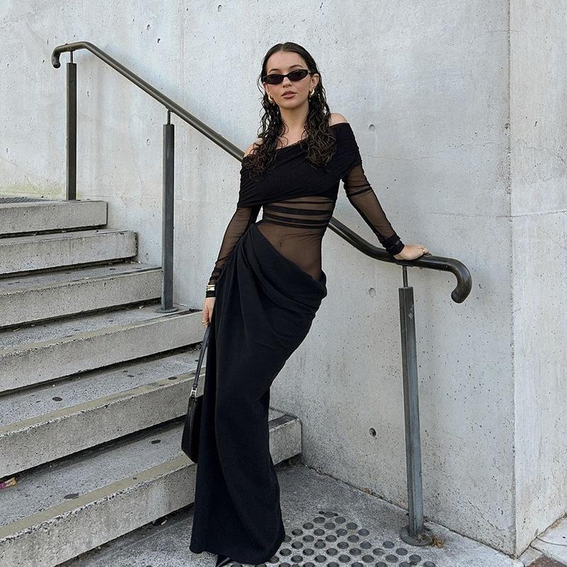 Carol Off The Shoulder Maxi Dress