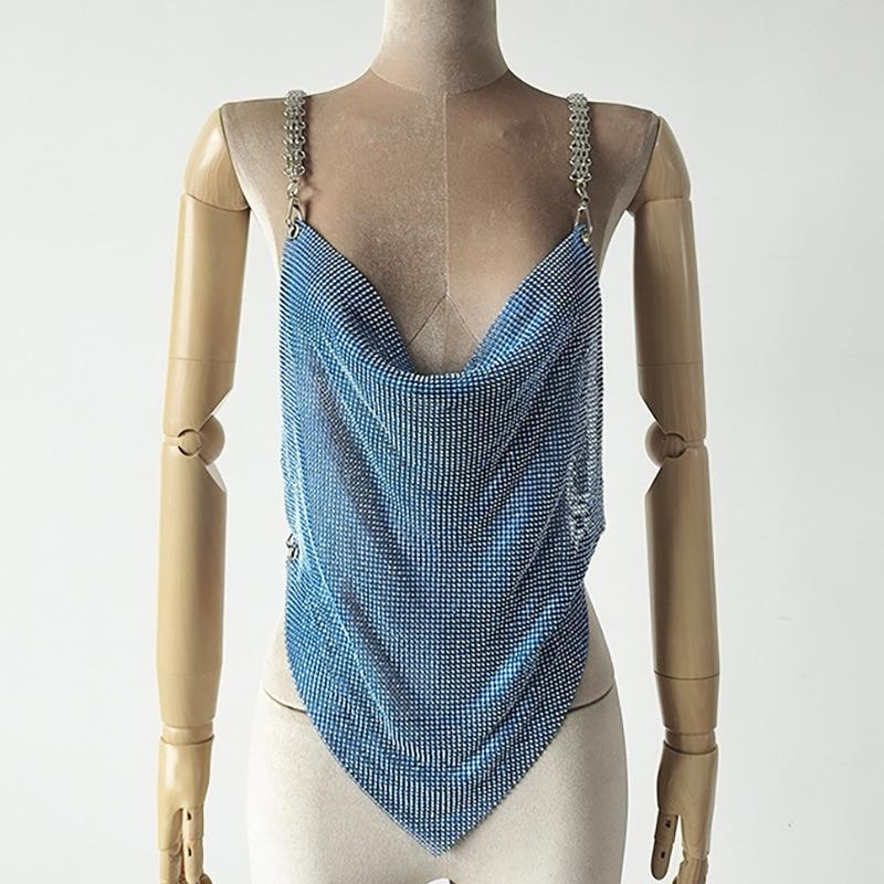 Caterine Metallic Night Out Top