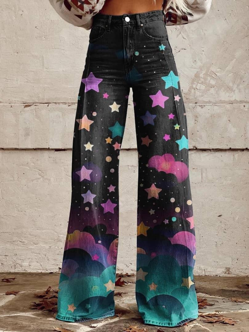 Diechy Anderson Prints Denim Long Woman’s Pants